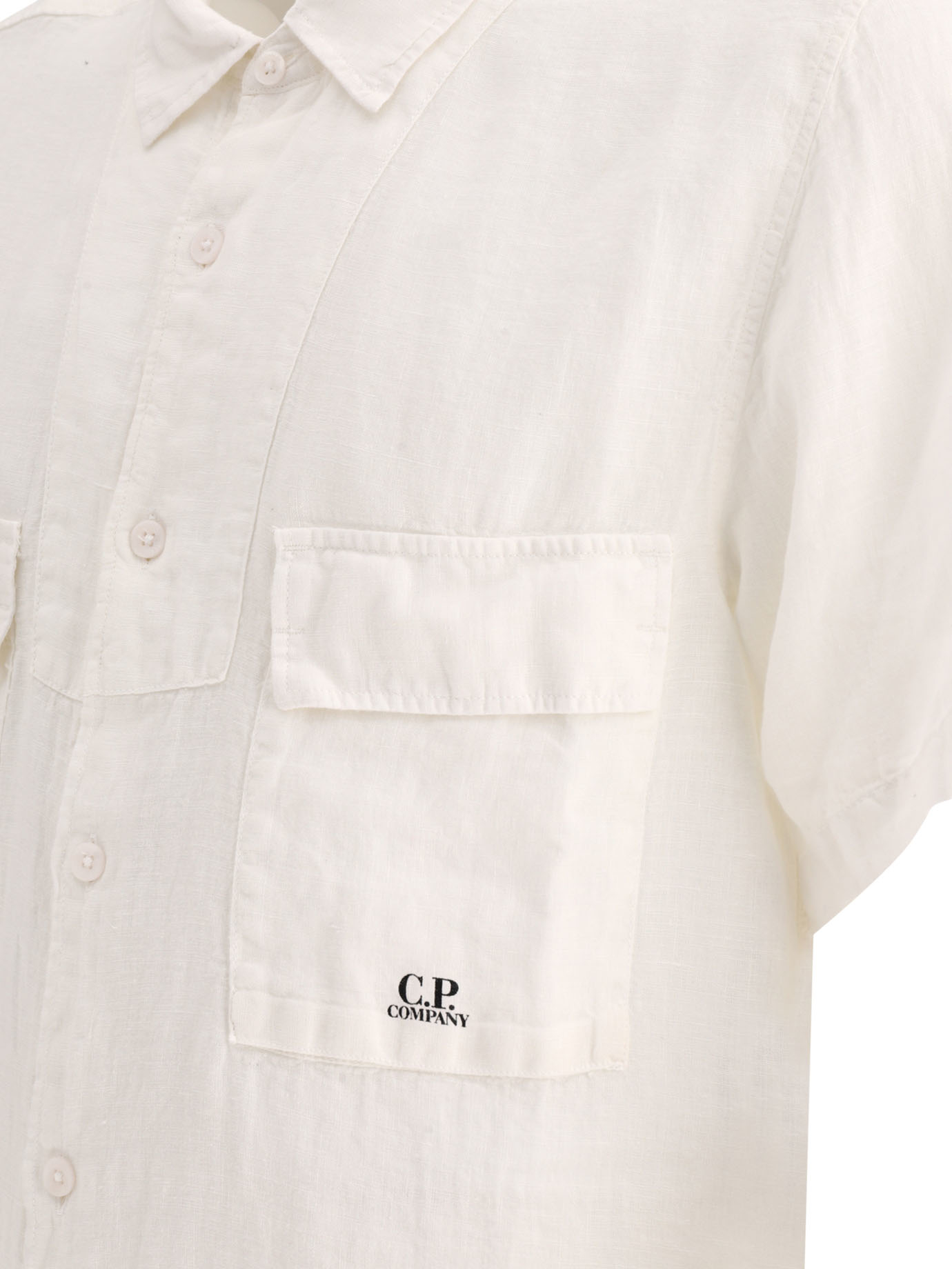 C.P. COMPANY White Linen shirt